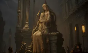 Příběh: Sloup se sochou Panny Marie (Nebřeziny)