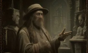 Příběh: Reliéf se scénou Dvanáctiletý Ježíš v chrámu
