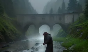 Příběh: kamenný most přes Radbuzu v Mostku