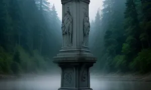 Příběh: Sloup se sochou svatého Jana Nepomuckého (Rožmberk nad Vltavou)