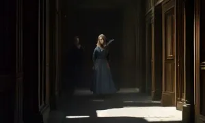 Příběh: Hřbitov se zvonicí a sloupem