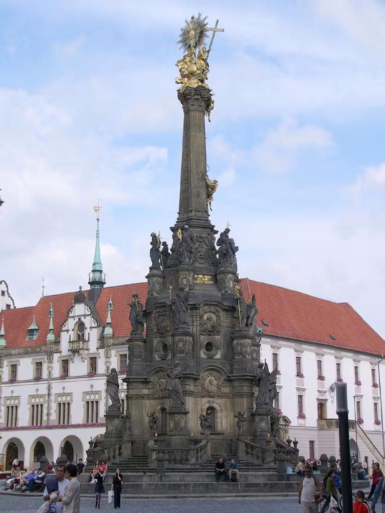 Dnešní pohled – Sloup Nejsvětější Trojice