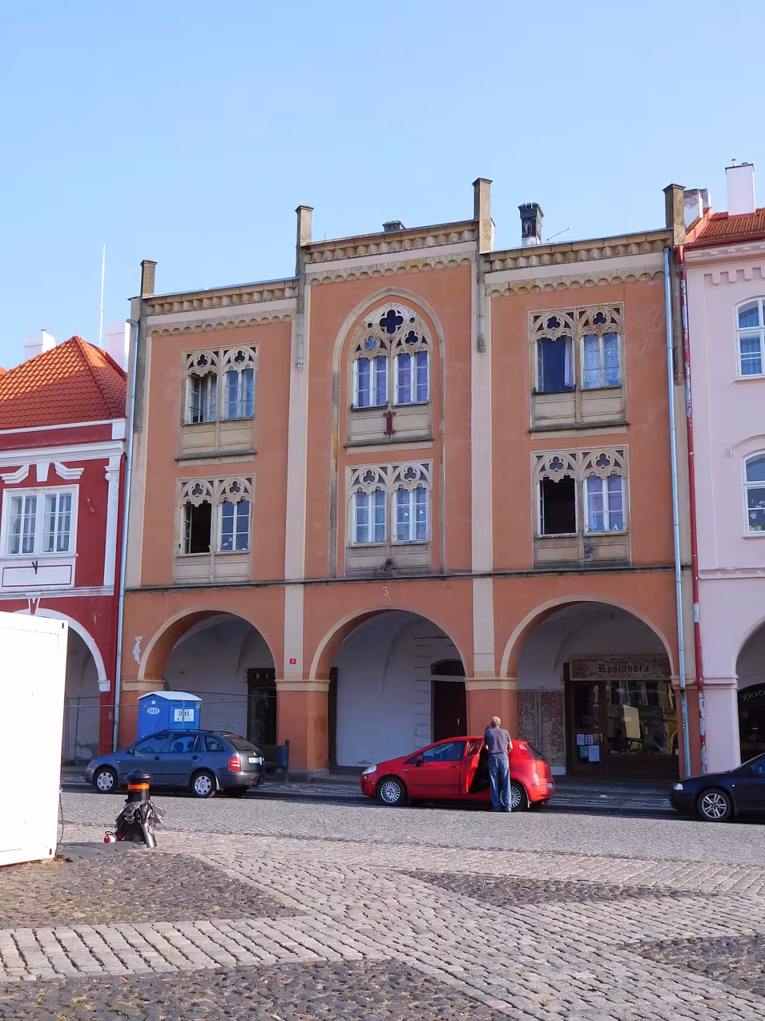 Dnešný pohľad – Arnoštovský dům U zlatého lva