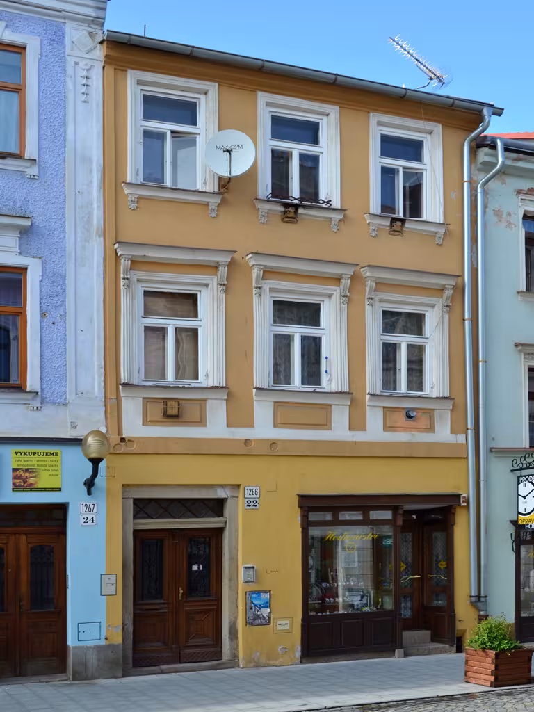 Dnešní pohled – Benešova 22