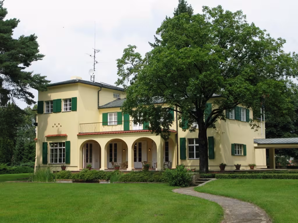 Dnešní pohled – Benešova vila