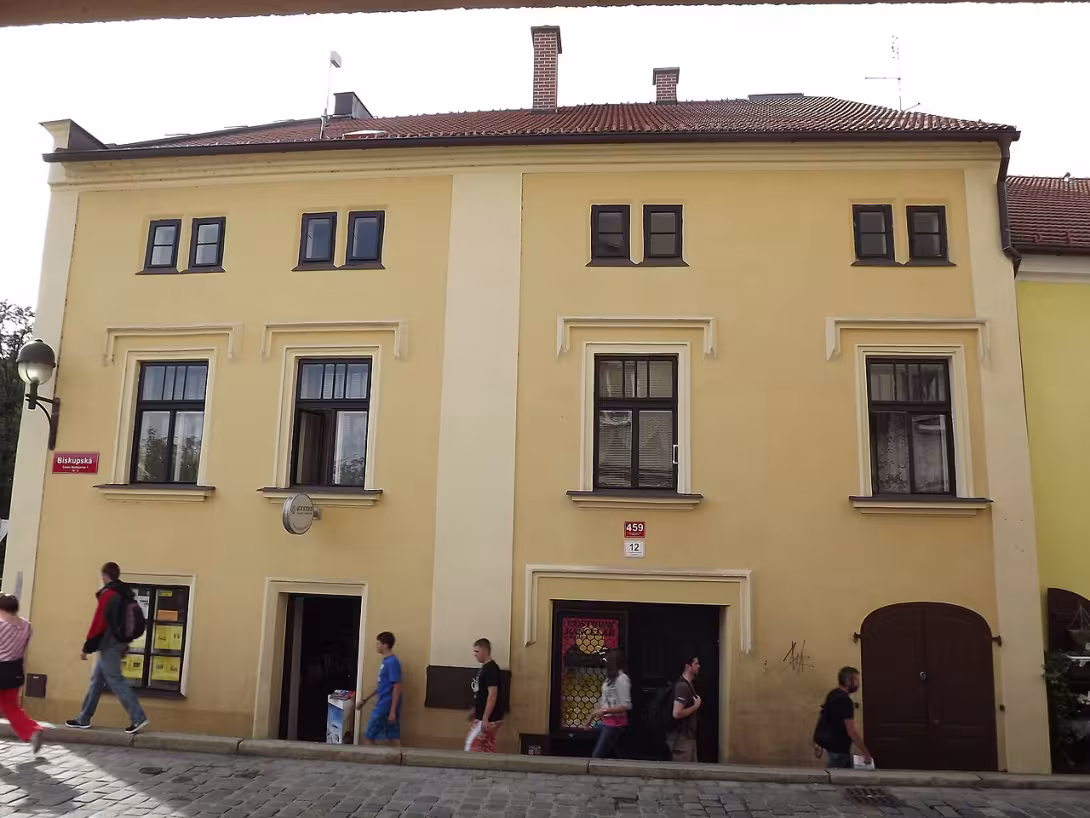 Dnešní pohled – Biskupská 12