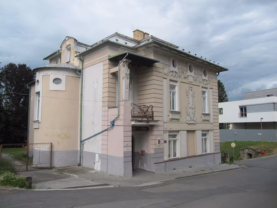 Dnešní pohled – Bratmannova vila