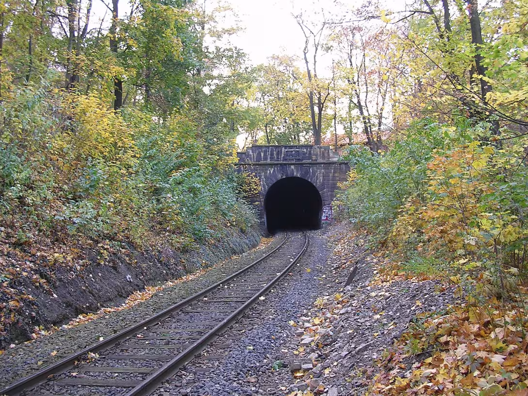 Dnešní pohled – Bubenečský tunel