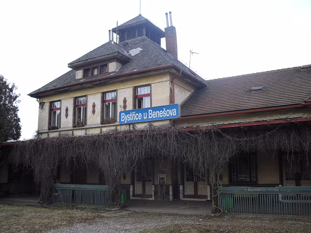 Dnešní pohled – Bystřice u Benešova