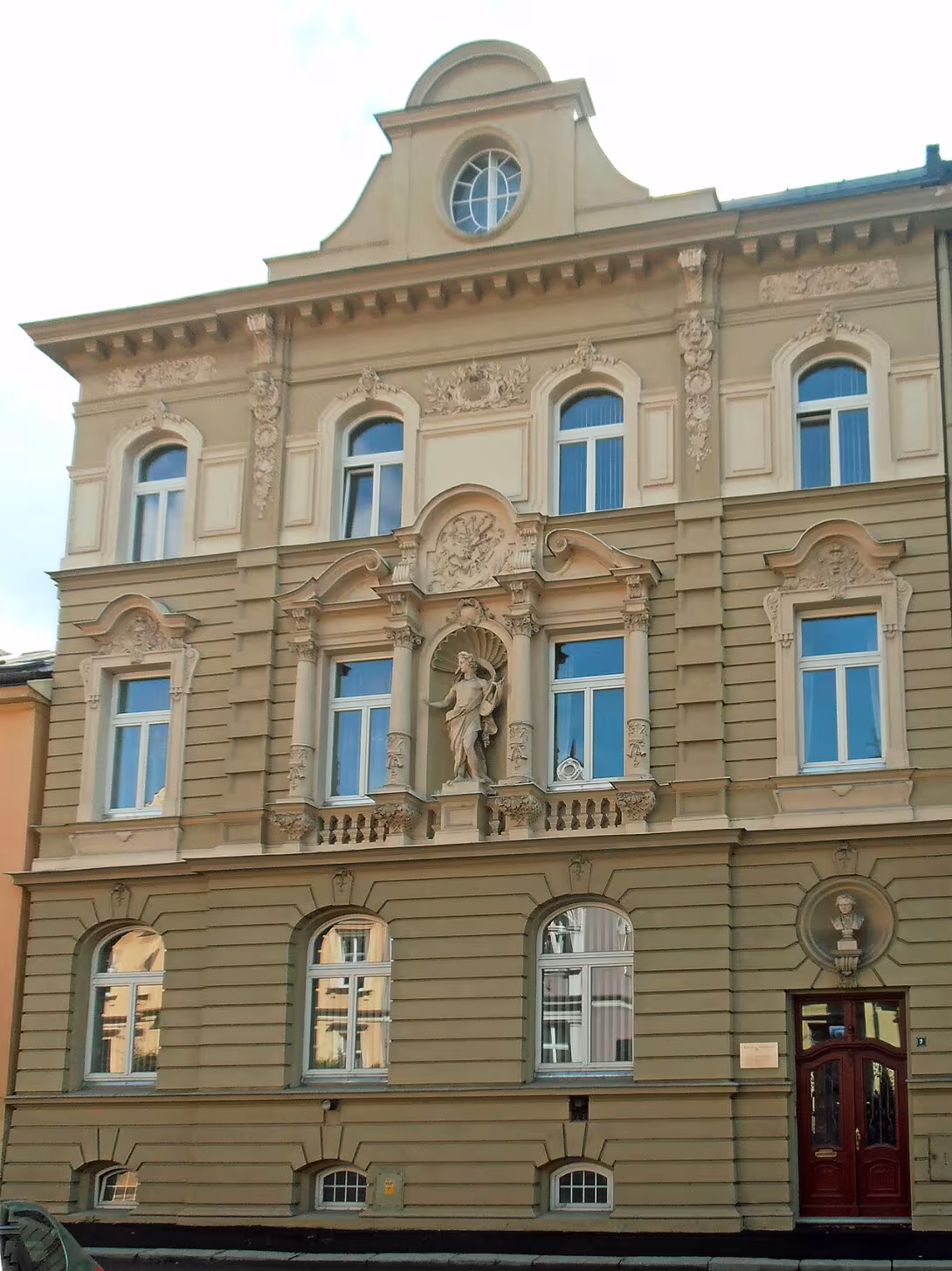 Dnešní pohled – Bývalá hudební škola L. Grandeho