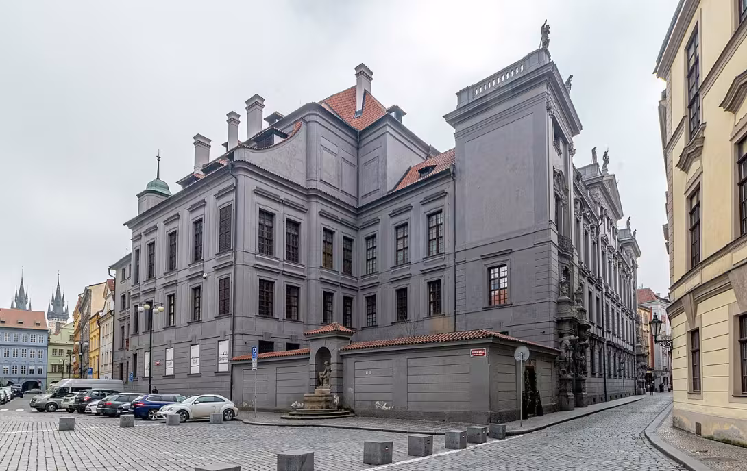 Dnešní pohled – Clam-Gallasův palác v Praze