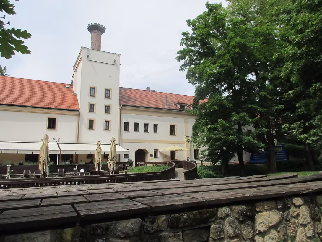 Dnešní pohled – Dolnopočernický pivovar