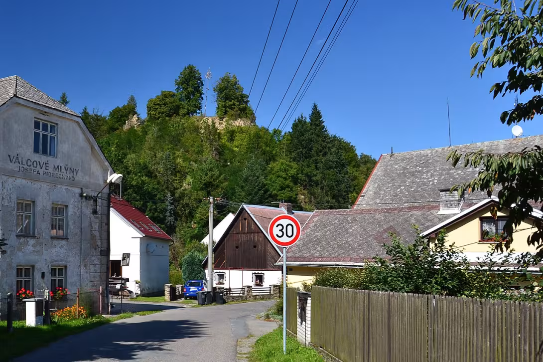 Dnešní pohled – Dolní Bělá
