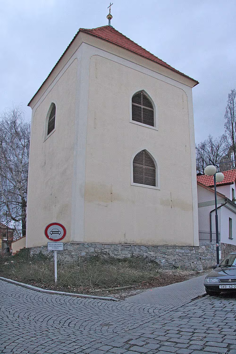 Dnešní pohled – Dolní zvonice v Benešově