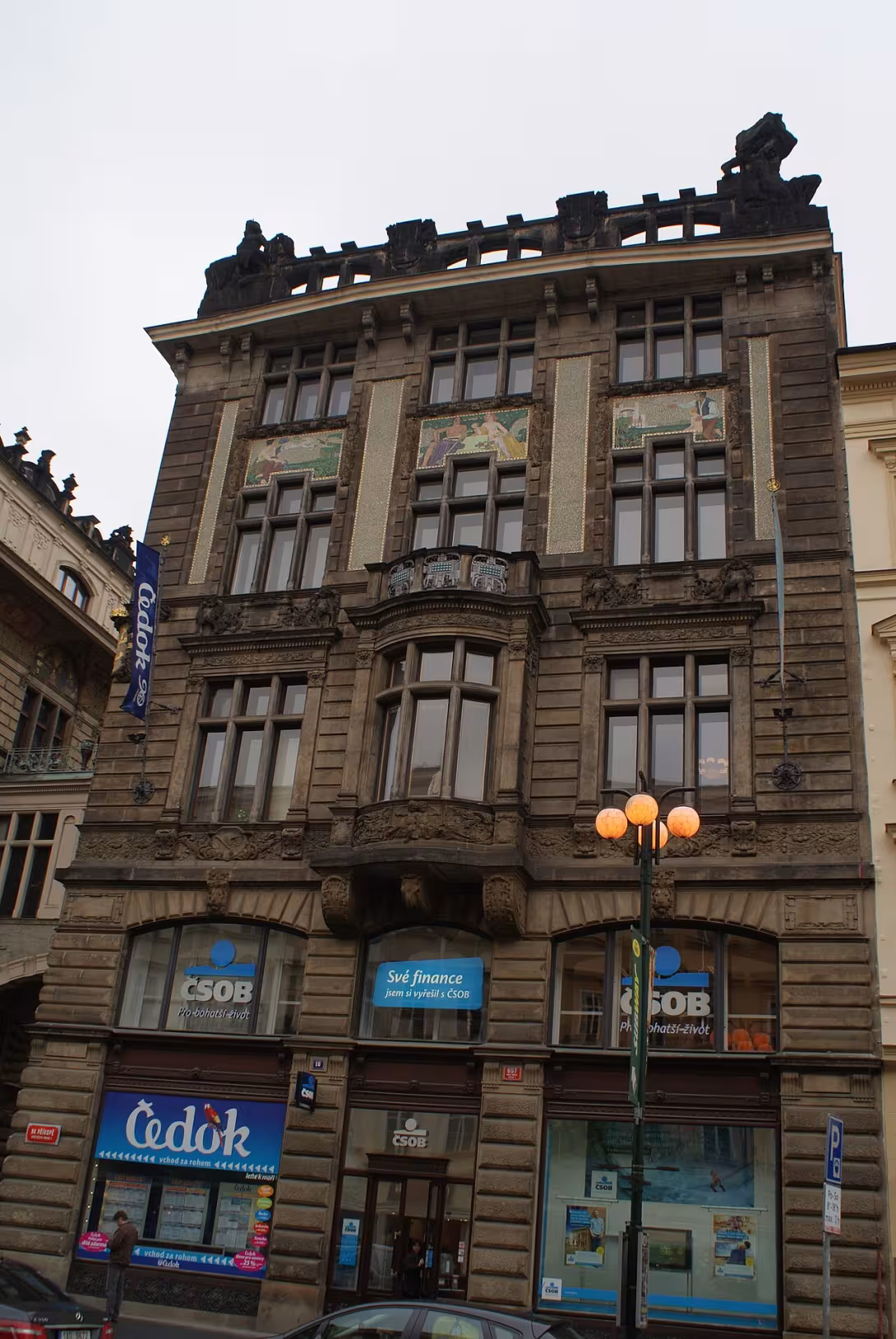 Dzisiejszy widok – Druhý palác Zemské banky