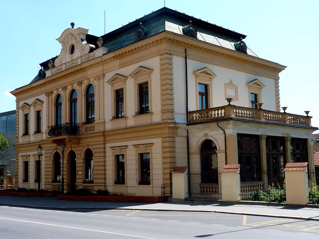 Dnešní pohled – Duslova vila v Berouně