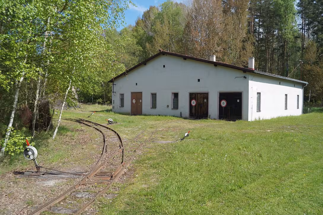 Dnešní pohled – Dílny a depo