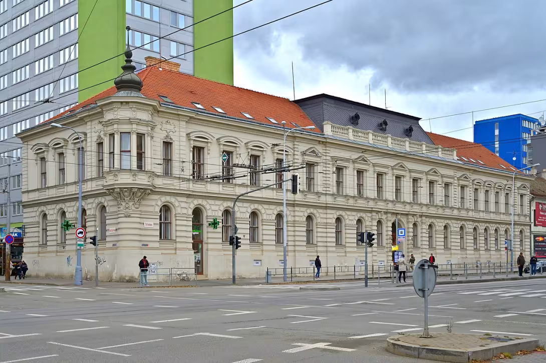 Dnešní pohled – Dům Bernharda a Samuela Morgensternových