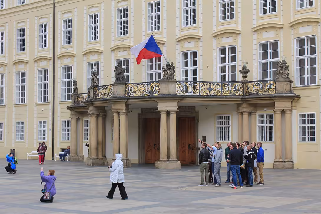 Dnešní pohled – Archiv Pražského hradu