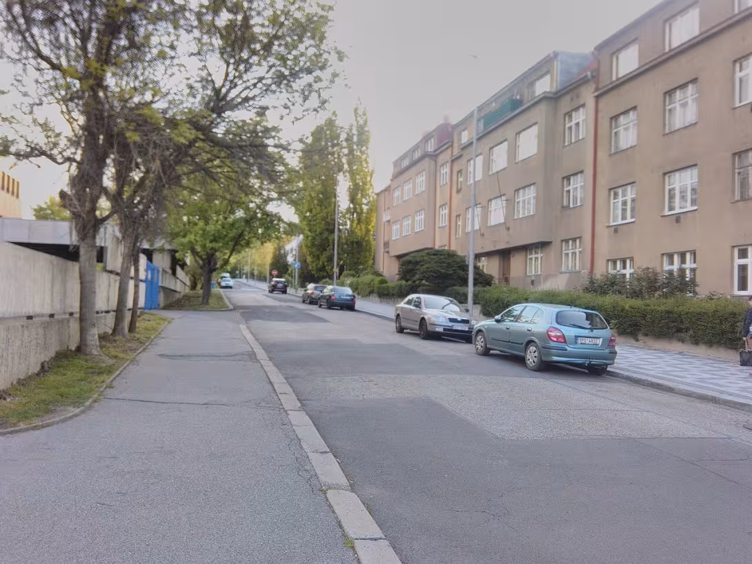 Dnešní pohled – Bílá