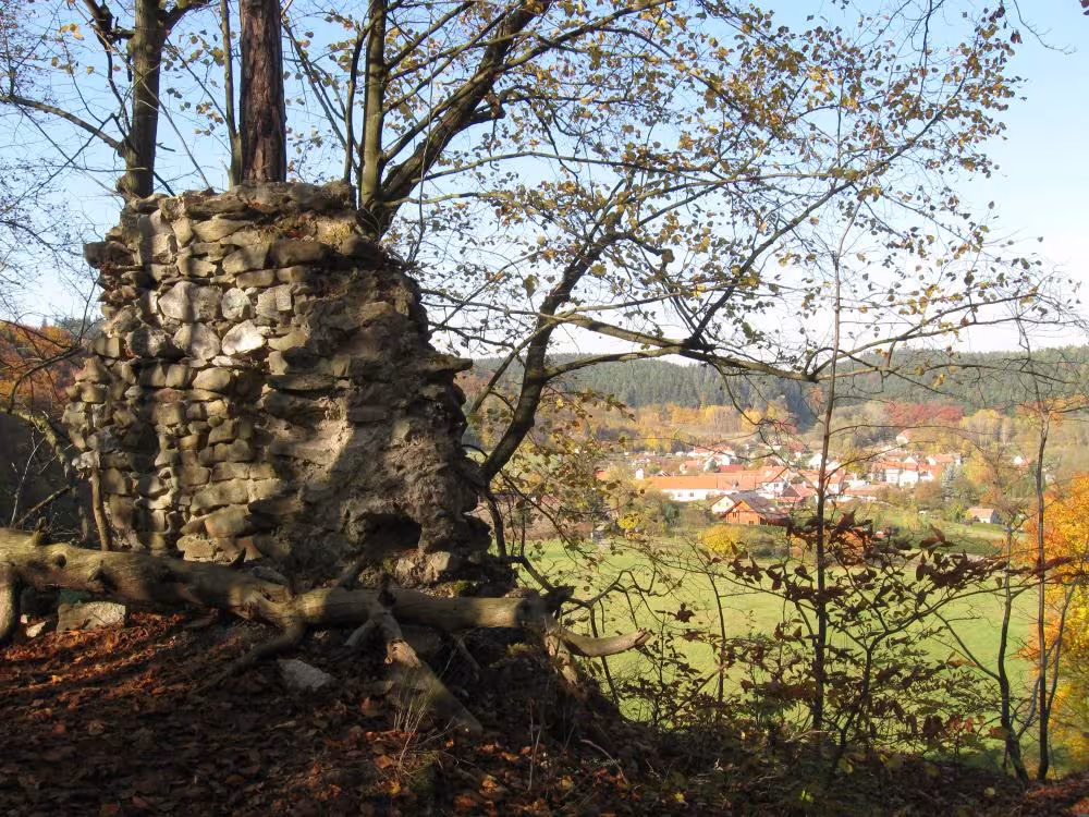 Dnešní pohled – Holštejn