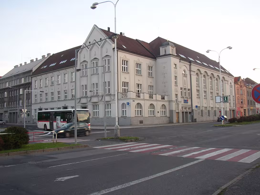 Dnešní pohled – Hornický - Lidový dům