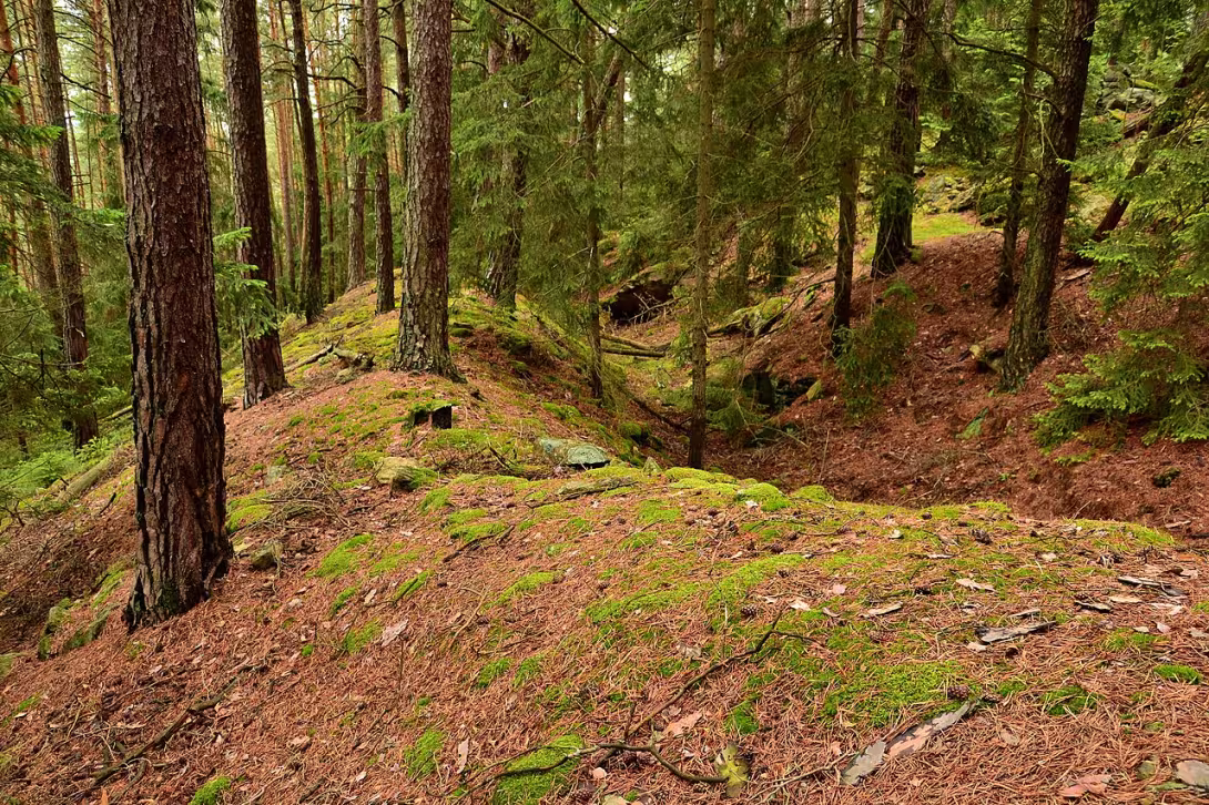Dnešní pohled – Hrad u Strašína