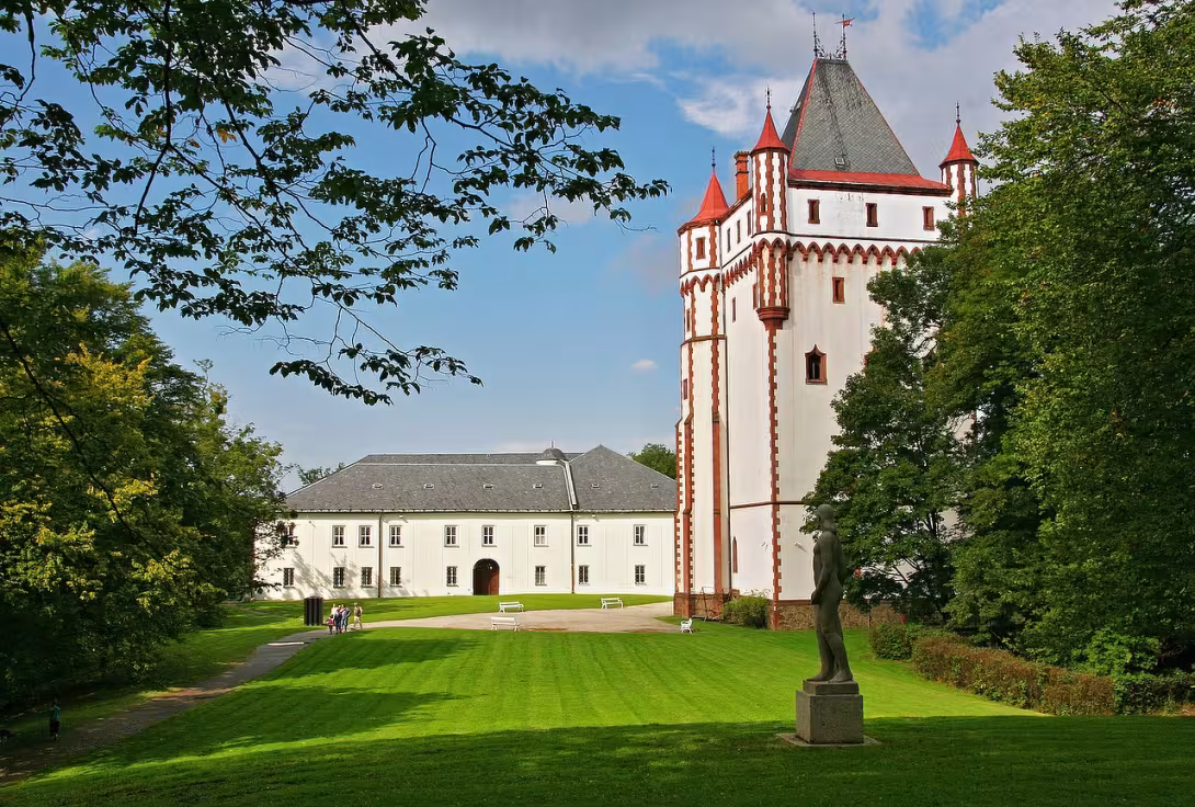 Dnešní pohled – Hradec nad Moravicí