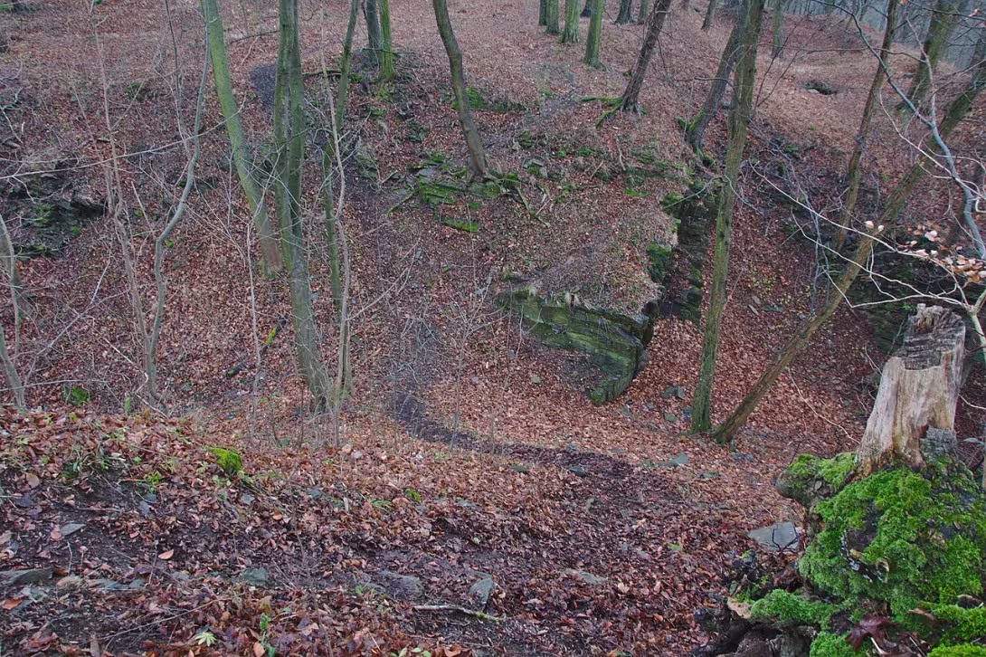 Dnešní pohled – Ježův hrad