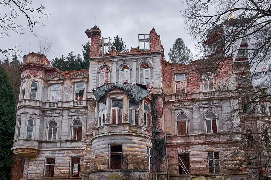 Dnešní pohled – Mattoniho vila