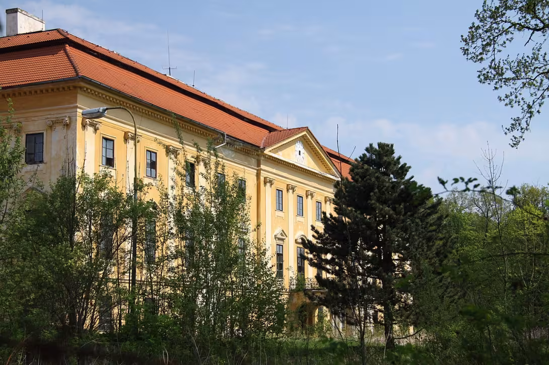 Dnešní pohled – Nový zámek Libějovice
