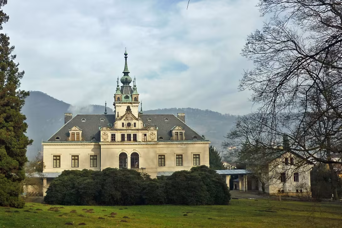 Dnešní pohled – Nový zámek Velké Březno