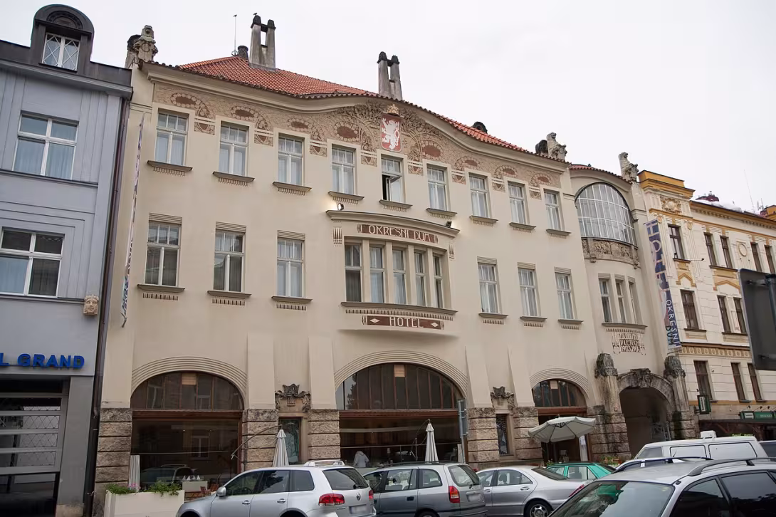 Heutige Ansicht – Okresní dům v Hradci Králové