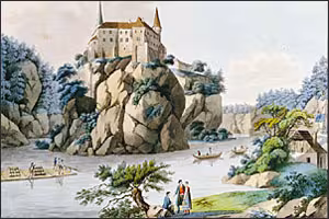 Dnešní pohled – Orlík (Orlík nad Vltavou)