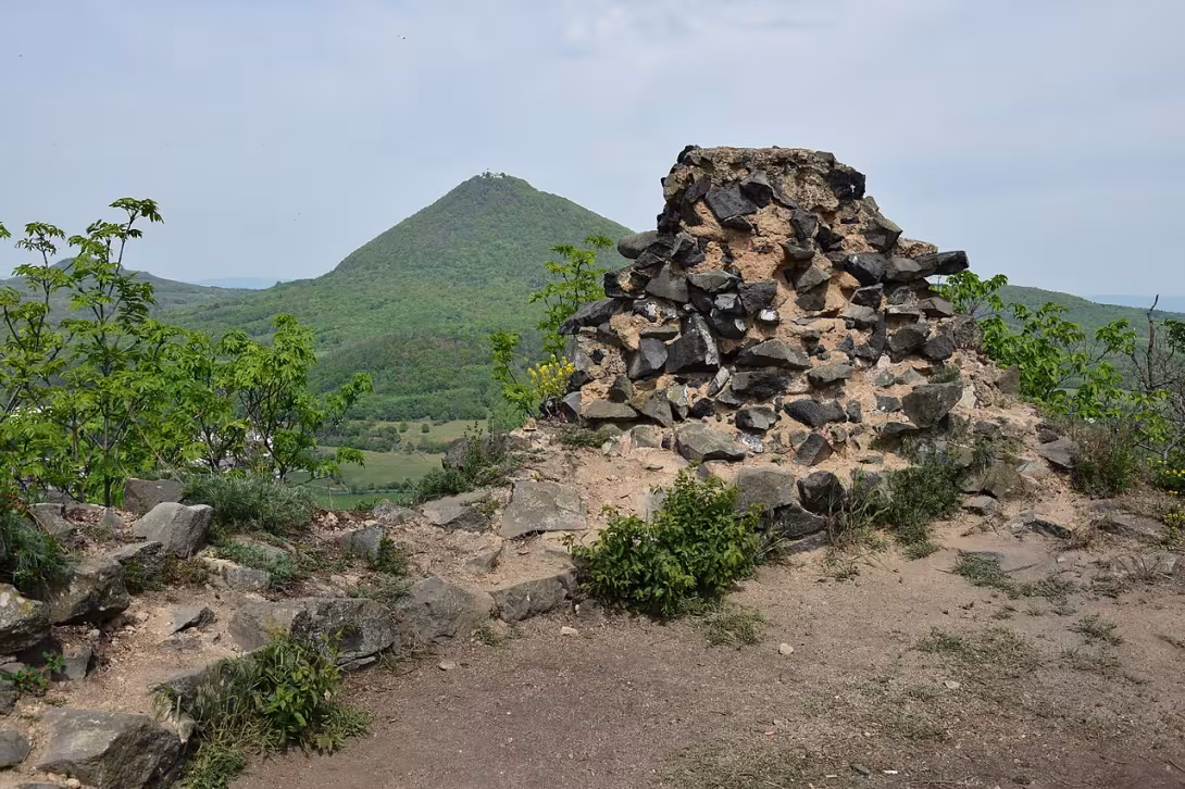 Dnešní pohled – Ostrý (Březno)