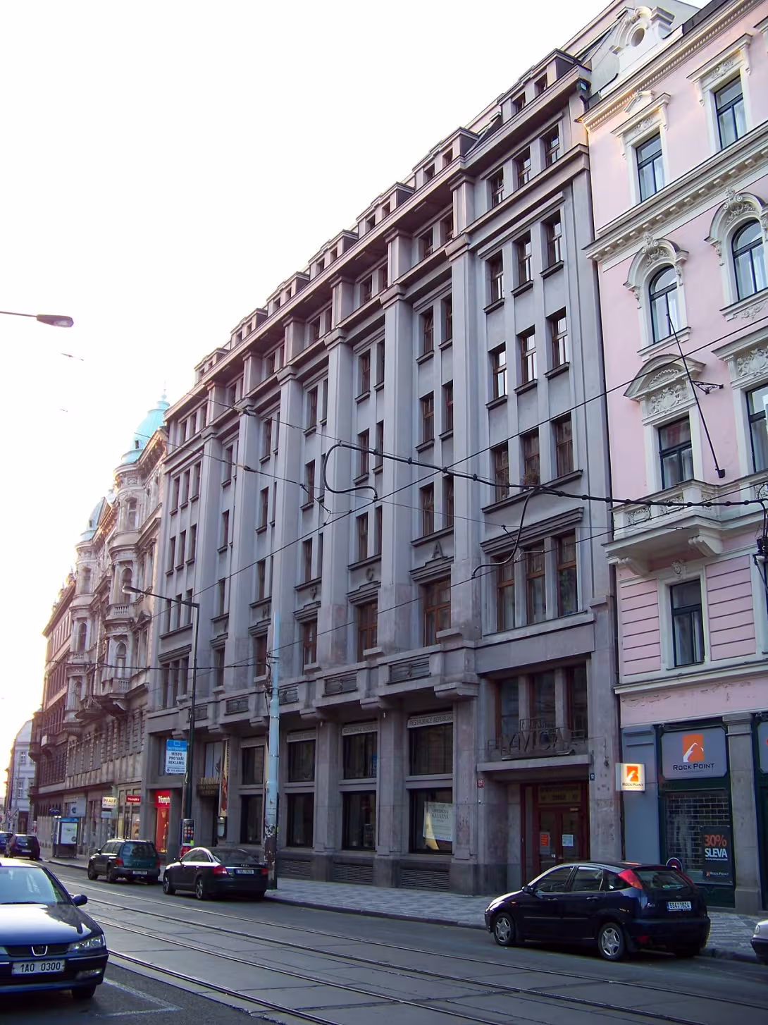 Dnešní pohled – Palác YMCA