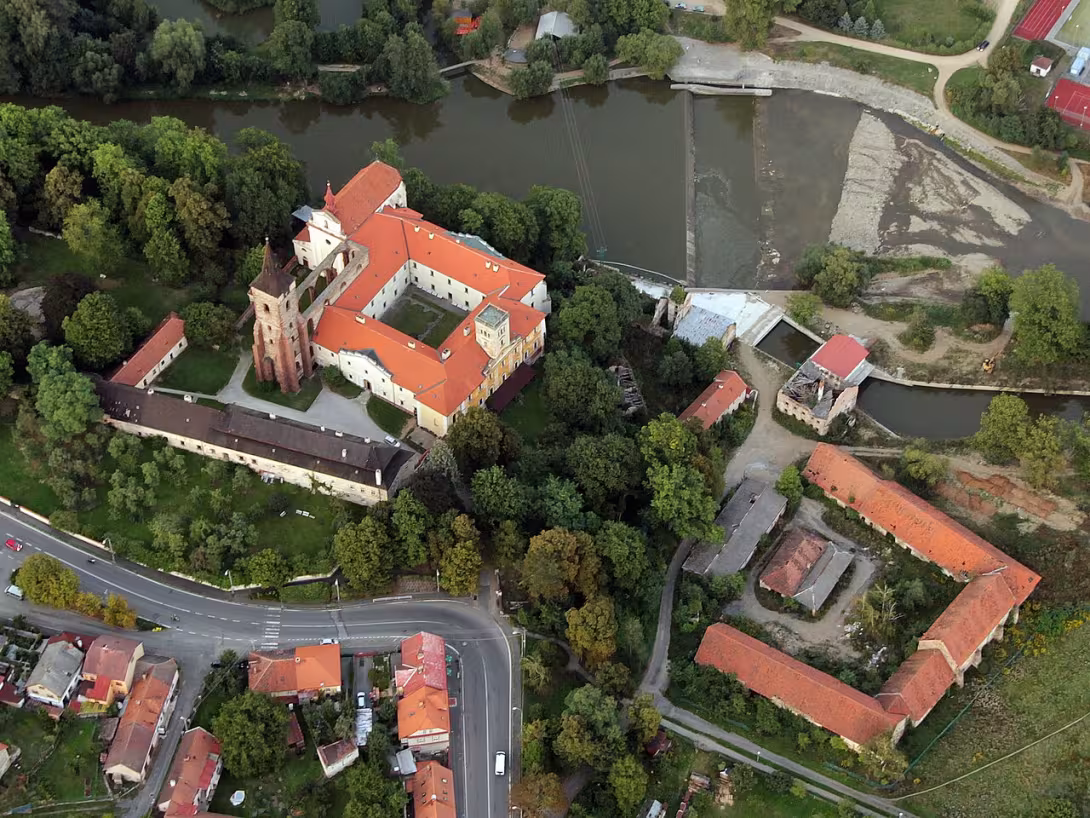 Dnešní pohled – Sázavský klášter