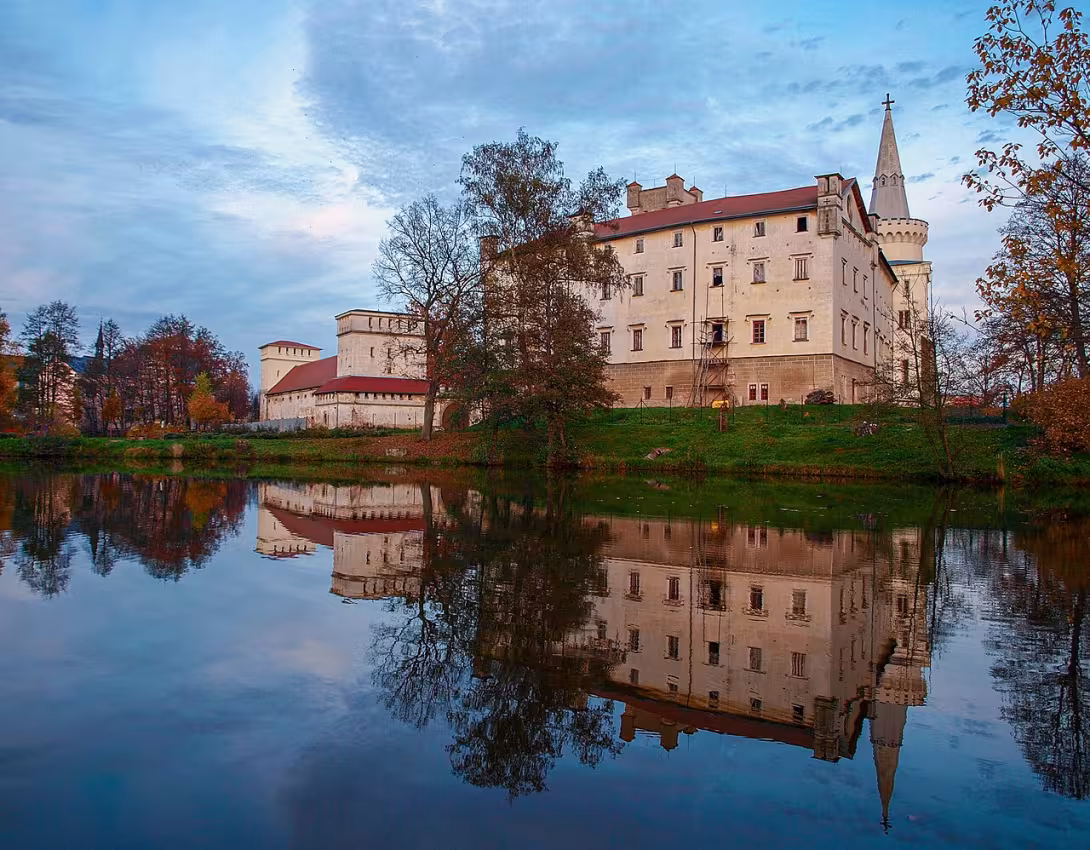 Dnešní pohled – Zámek Bor