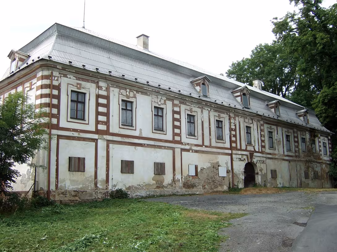 Dnešní pohled – Zámek Bravantice