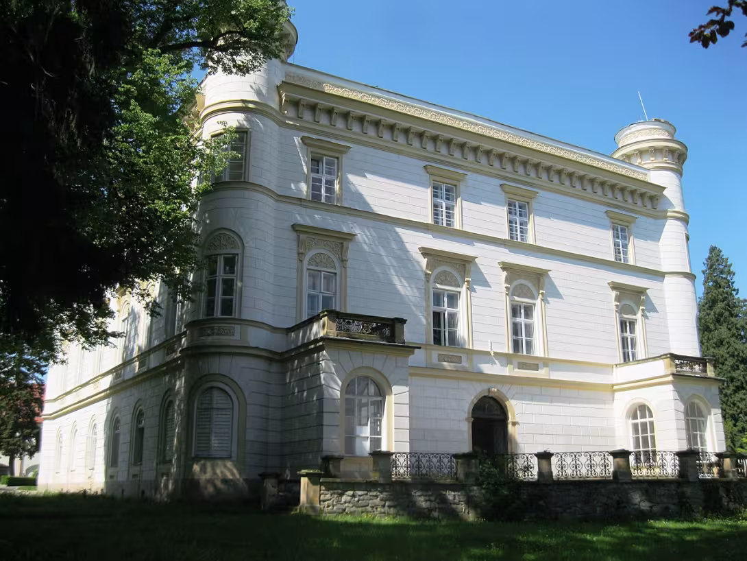 Dnešní pohled – Zámek Chudobín