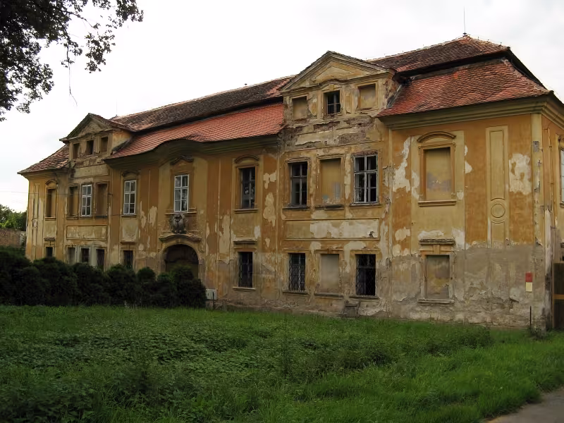 Dnešní pohled – Zámek Skrýšov