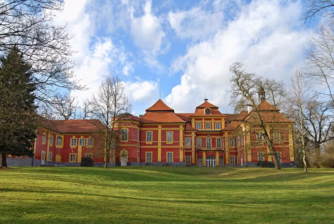 Dnešní pohled – Zámek Čimelice