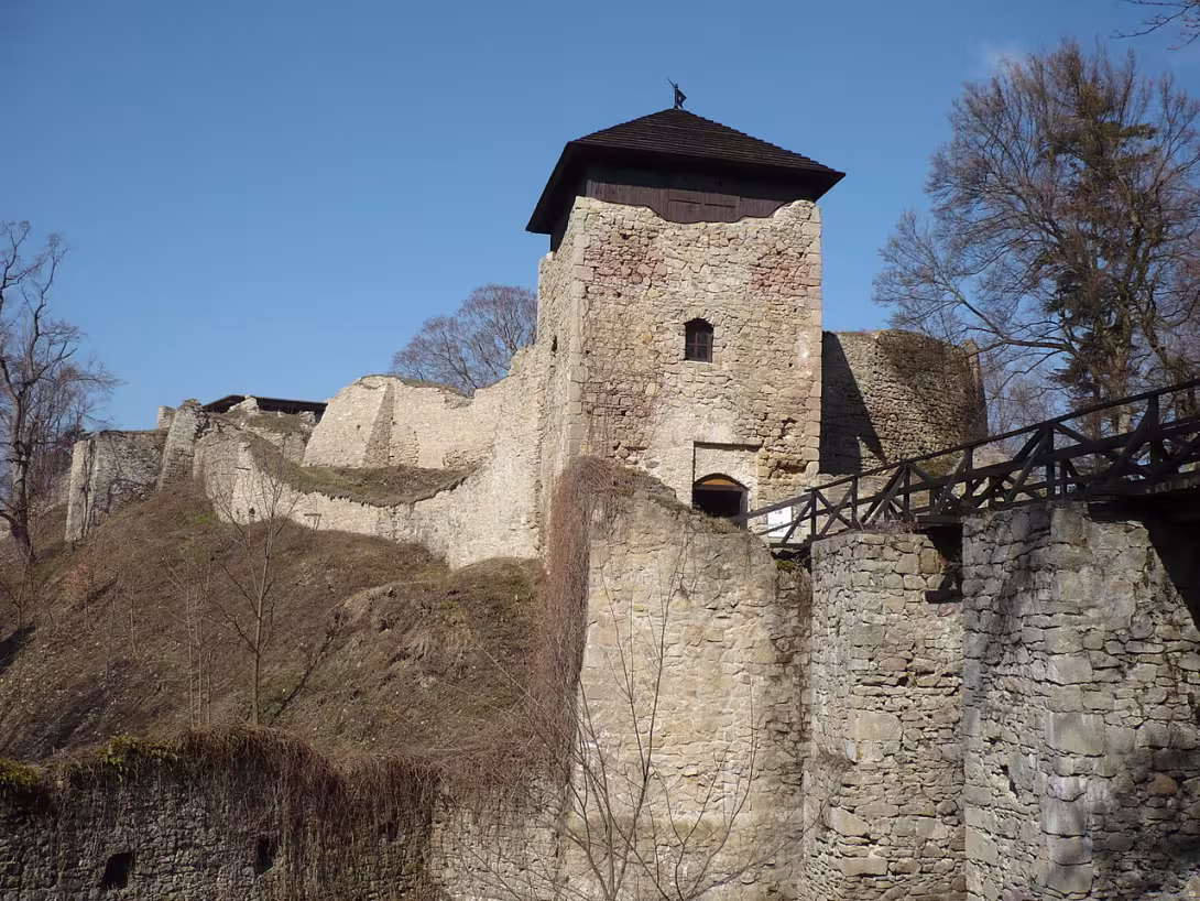 Today's view – hrad Lukov