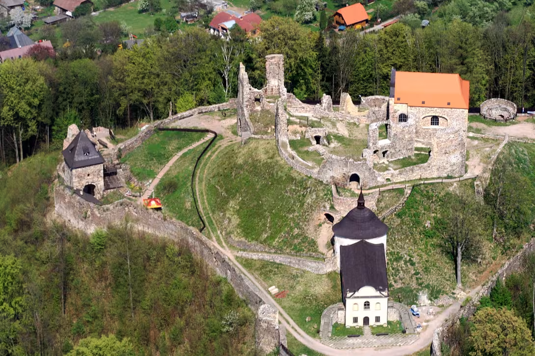 Dnešní pohled – hrad Potštejn