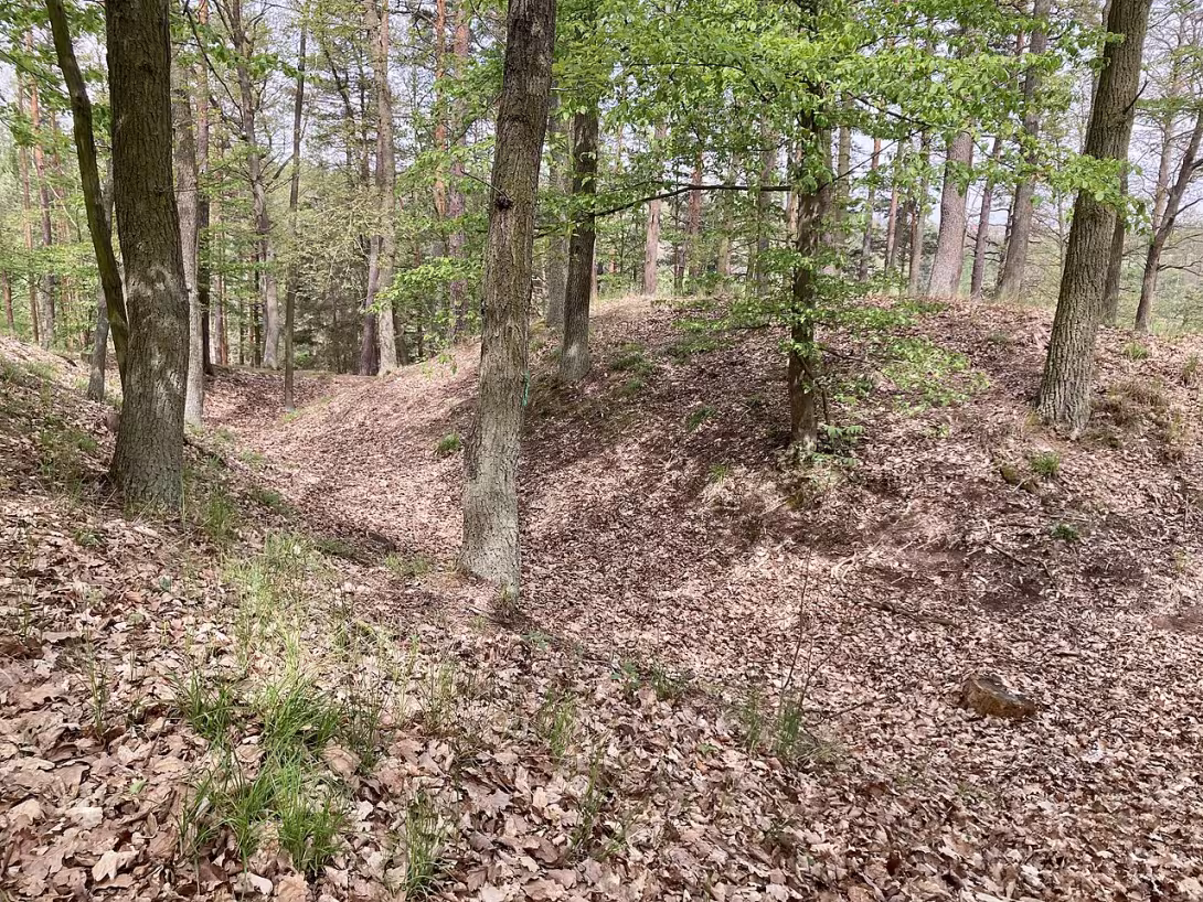 Dnešní pohled – hrad Zňátky