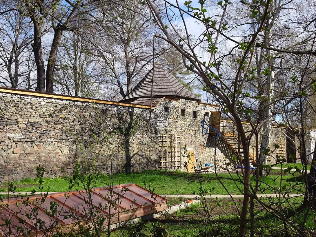 Heutige Ansicht – městské opevnění v Bruntále