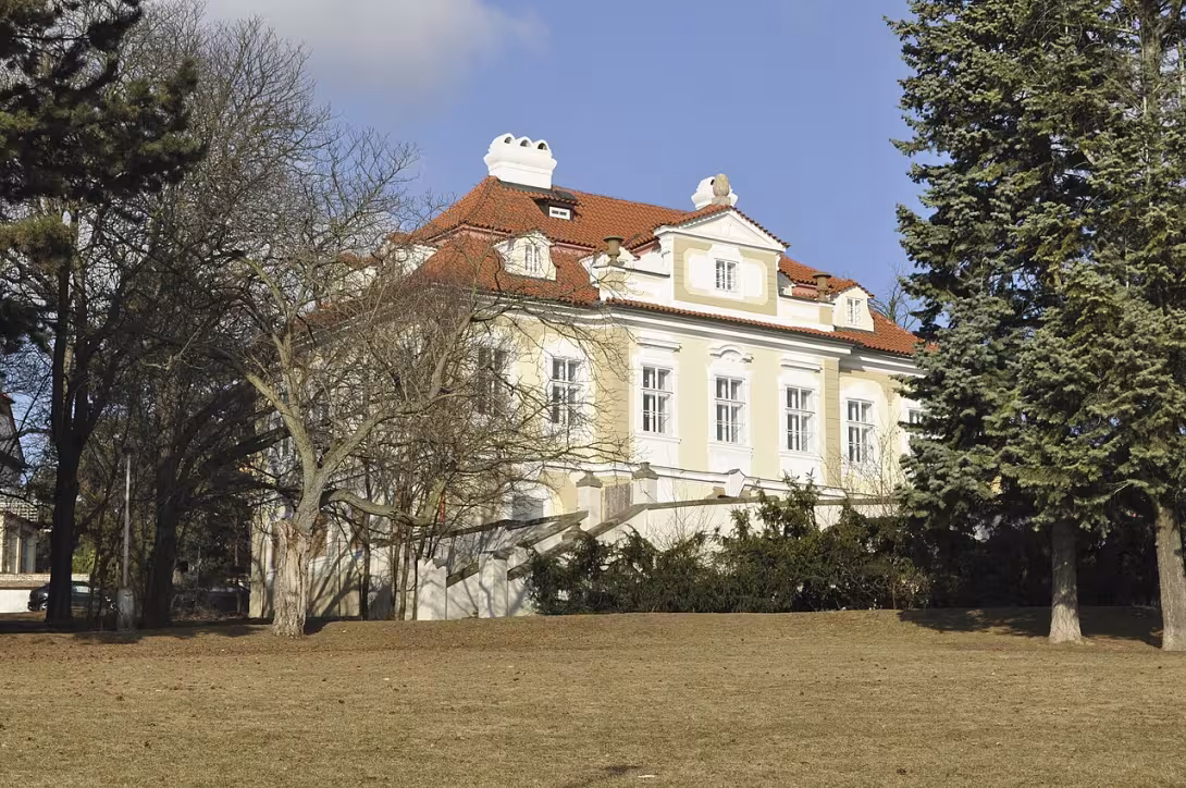 Dnešní pohled – zámek Hanspaulka