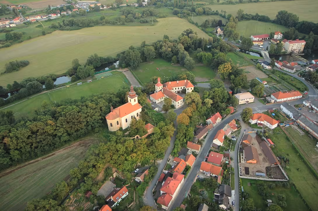 Dzisiejszy widok – zámek Horky nad Jizerou