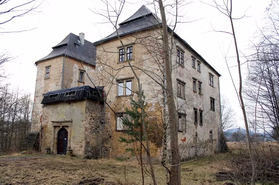Today's view – zámek Kuřívody