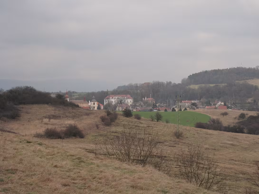 Dnešní pohled – zámek Křemýž